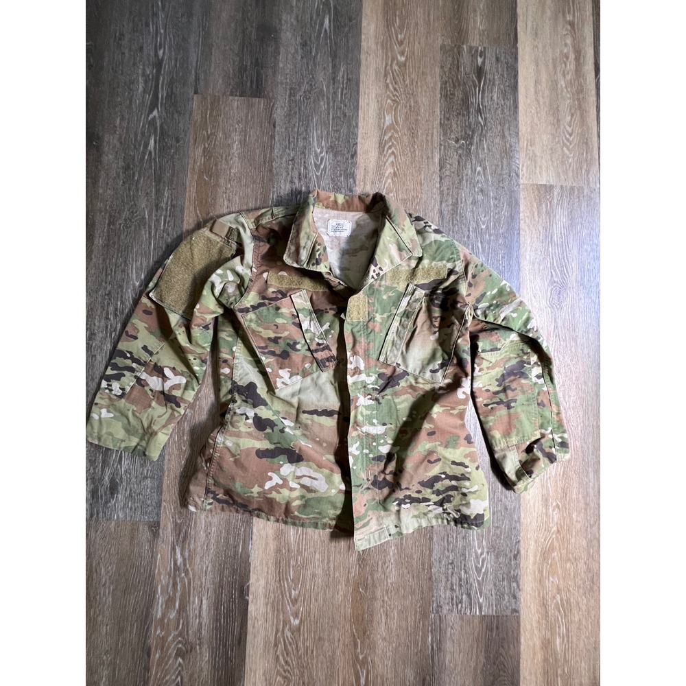 US Military OCP Multicam Combat Coat‎ Mens 36R Camo Good Ripstop Field Jacket